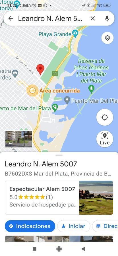 Espectacular Alem 5007 Piso 7 Leilighet Mar del Plata Eksteriør bilde